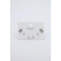 Çoklu Set Küpe - Gümüş