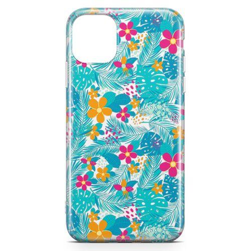 Apple iPhone 11 Pro Max Kılıf Hawai Palmiye Arka Kapak Koruma Desenli Full Koruyucu