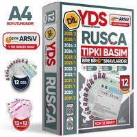 2026 YDS Rusça ÖSYM Tıpkı Basım Çıkmış Soru Deneme Paketi 12li Fasikül SETİ