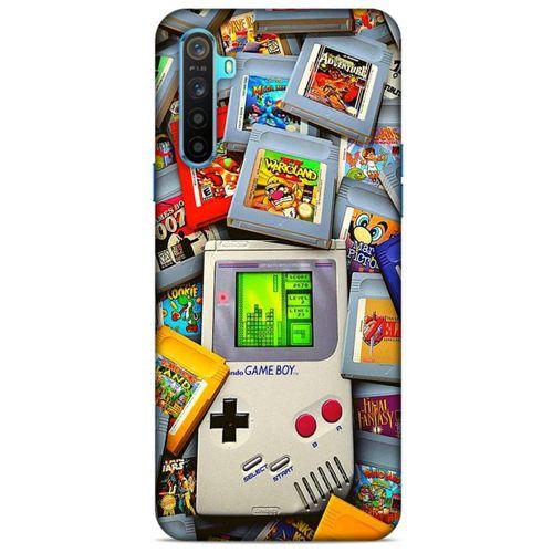 Retro (50) Desen Shockproof Kılıf Renkli Oppo Realme 6i Kılıf