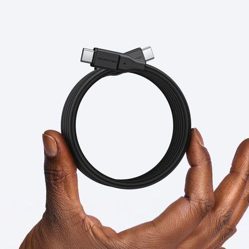 Amazingthing Magcord Serisi Magnetik Örgülü Tasarımlı Type-C to Type-C PD Data ve Şarj Kablosu 60W 1.2M
