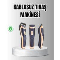 Unisex  Saç Ve Sakal Tıraş Makinesi – Ayarlanabilir Tarak Başlıkları, Sessiz Motor
