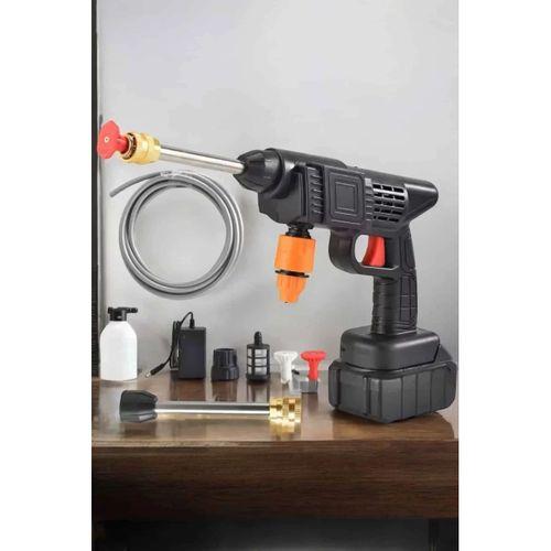 Bahçe Ve Araba Yıkama Tabancası Su Basınçlı Hazneli Bataryalı Oto Yıkama