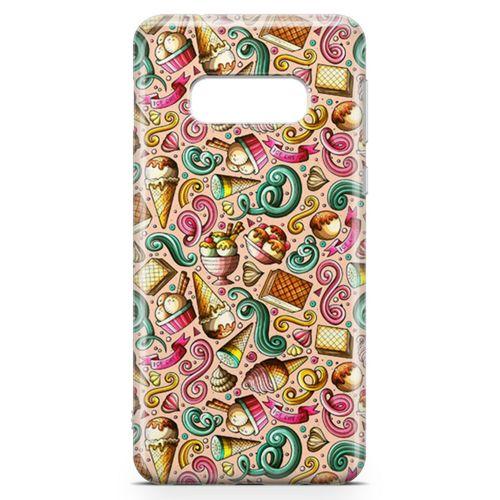 Samsung Galaxy S10e Kılıf Gelato Dondurma Arka Kapak Koruma Desenli Full Koruyucu