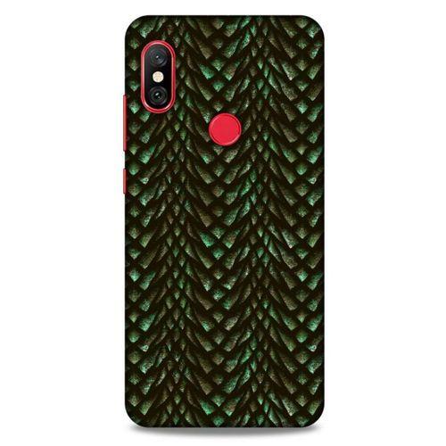 Xiaomi Mi A2 Lite Kılıf Dragons (3) Kapak Ejderha Cilt Yeşil