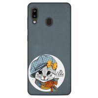 Animax Modacı Kedi Samsung Galaxy A20 Kılıf Desenli Silikon