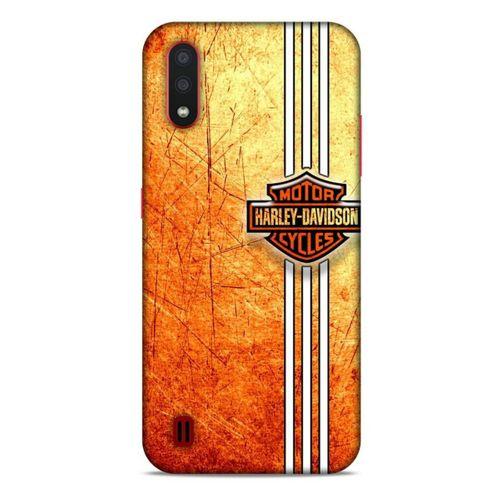Samsung Galaxy A01 Uyumlu Kılıf Motorsiklet (50) Shockproof Kılıf Harley
