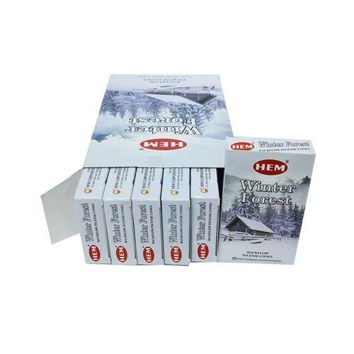 Winter Forest Back Flow Cones 10'lu