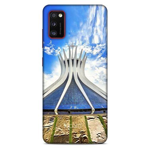 Samsung Galaxy A41 Kılıf Dünya Mimarisi (16) Kalın Kılıf Brasilia Katedrali