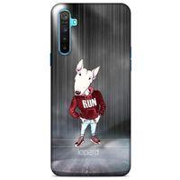 Oppo Realme 6i Kılıf FunnyMaX (41) Tank Kılıf Gri Bull Teriyer
