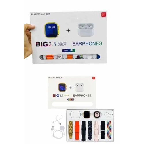 Akıllı Saat Bluetooth Kulaklık Hediyeli Bildirim Görme Sesli Görüşme Çoklu Kordon