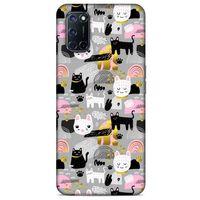 Lopard Oppo A72 Uyumlu Kılıf Kediler (8) Baskılı Kılıf Cins Kediler