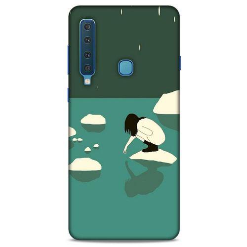 Samsung Galaxy A9 2018 Kılıf Depresyon (8) Baskılı Kılıf Siyah Kahverengi