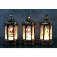 Yılbaşı Temalı Işıklı Kar Küresi