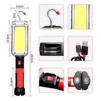 Usb Şarjlı Oto Tamirci Çalışma Lambası Wt-733