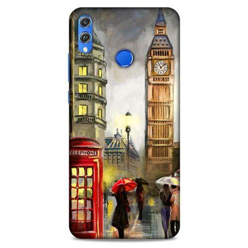 Huawei Honor 8x Kılıf Dünya Mimarisi (11) Tam Koruma Londra Saat Kulesi