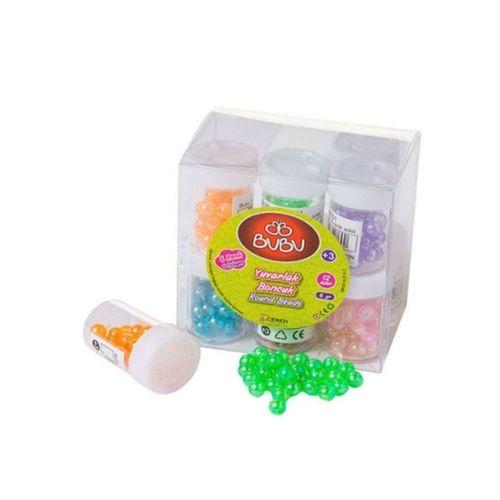 Bubu Yuvarlak Renkli Boncuk 12Mm 10Lu Karışık - 2 adet