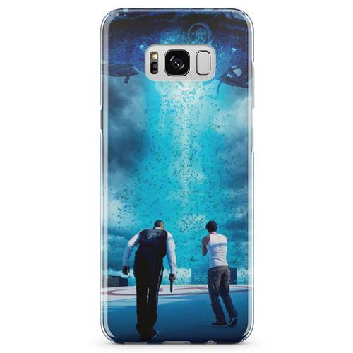 Samsung Galaxy S8 Kılıf Skyline Arka Kapak Koruma Desenli Full Koruyucu