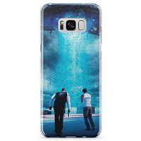 Samsung Galaxy S8 Kılıf Skyline Arka Kapak Koruma Desenli Full Koruyucu