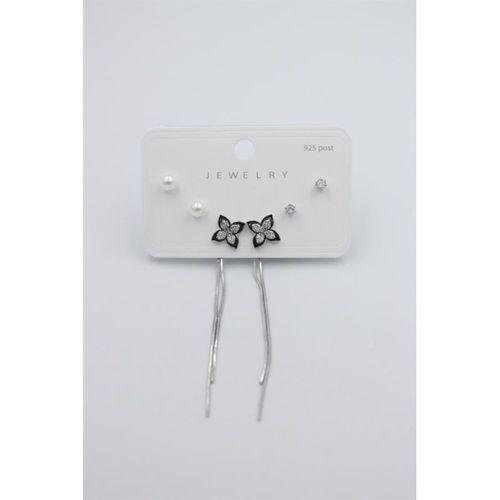 Çoklu Set Küpe - Gümüş