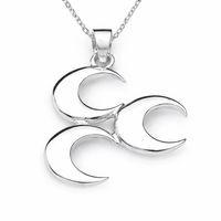 Gümüş Üç Hilal Kolye