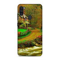 Samsung Galaxy M11 Uyumlu Kılıf Azarbaijan (48) Bumper Kılıf Orman Evi