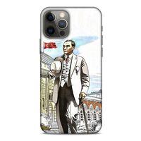 Apple iPhone 12 Pro Kılıf Atatürk (50) Shockproof Kılıf Şehir