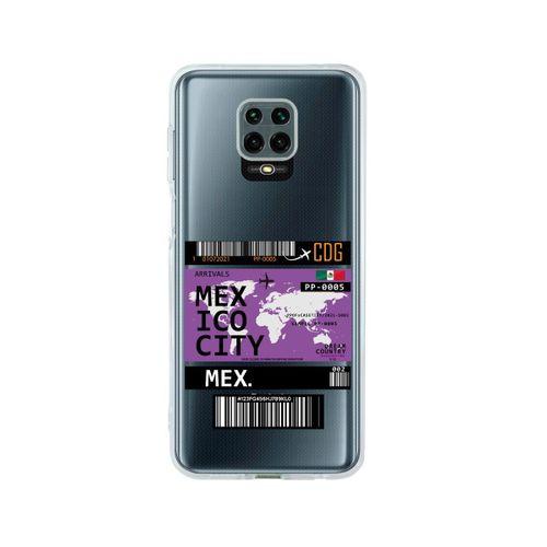 Redmi Note 9 Pro Mexico Desenli Premium Şeffaf Silikon Kılıf