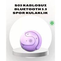 S05 Kablosuz Kulaklık Bluetooth 5.3 Ipx4 Su Geçirmez Stereo Ses Otomatik Bağlantı