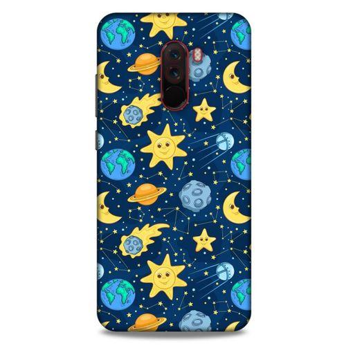 Spacex (6) Tema Silikon Kılıf Xiaomi Pocophone F1 Kılıf