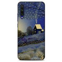 Xiaomi Mi A3 Kılıf Snowix (42) Rugged Armor Kılıf Gold Lacivert