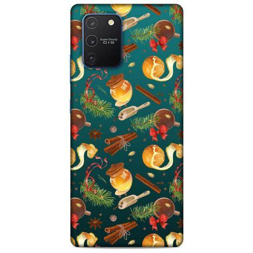 Frutix Portakal 01 Samsung Galaxy S10 Lite Kılıf Desenli Silikon
