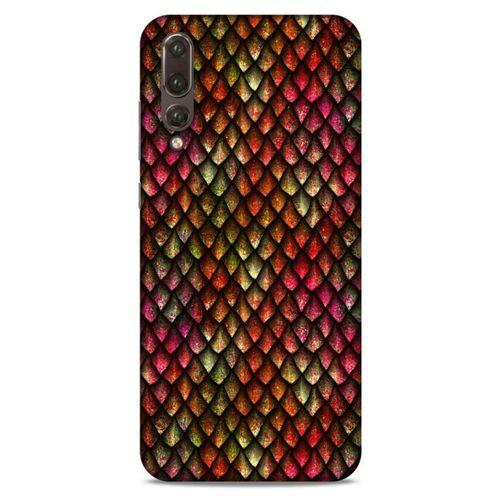 Huawei P20 Pro Kılıf Dragons (8) Baskılı Kılıf Ejderha Deri Pembe