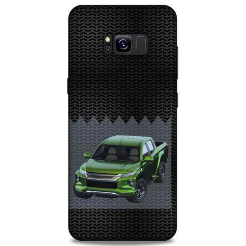 Lopard Samsung Galaxy S8 Plus Uyumlu Kılıf PickUpX (18) Telefon Kılıfları Fosforlu Yeşil