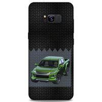 Lopard Samsung Galaxy S8 Plus Uyumlu Kılıf PickUpX (18) Telefon Kılıfları Fosforlu Yeşil