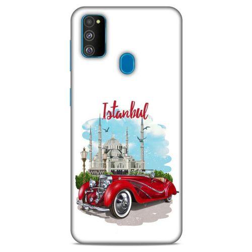 Retro (22) Desen Tam Koruma Kılıfı Renkli Samsung Galaxy M30s Kılıf