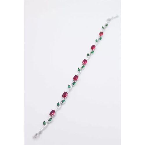 Çiçek Bileklik - Gümüş