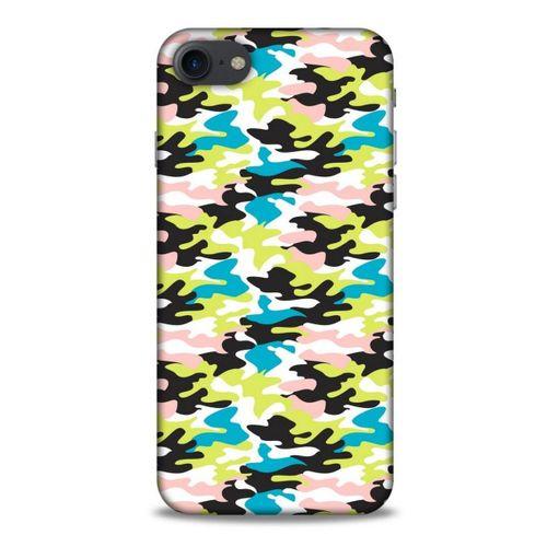 Kamuflaj 04 Apple iPhone 8 Kılıf Silikon Kapak