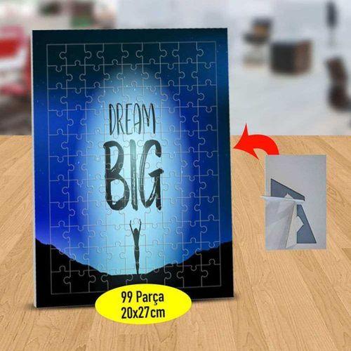 Dream Big Yazılı 99 Parça Puzzle Yapboz Tablo-1048-10022