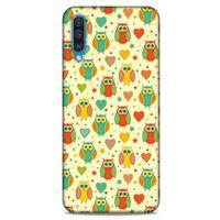 Baykuşlar (18) Desenli Silikon Kapak Telefon Kabı Samsung Galaxy A30s Kılıf