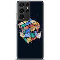 Samsung Galaxy S21 Ultra Kılıf HD Baskılı Kılıf - Küplerdeki İnsanlar + Tam Ekran Koruyucu