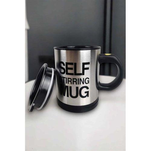 Yazılı Mug Kupa Karıştırıcı Özelliği Ve Paslanmaz Çelik