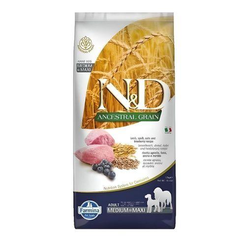 N&D Low Medium Maxi Yaban Mersini&Kuzu Köpek Maması 12 Kg