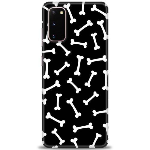 Samsung Galaxy S20 Kılıf HD Baskılı Kılıf - Kemikler + Tam Ekran Koruyucu
