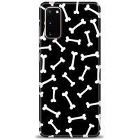 Samsung Galaxy S20 Kılıf HD Baskılı Kılıf - Kemikler + Tam Ekran Koruyucu