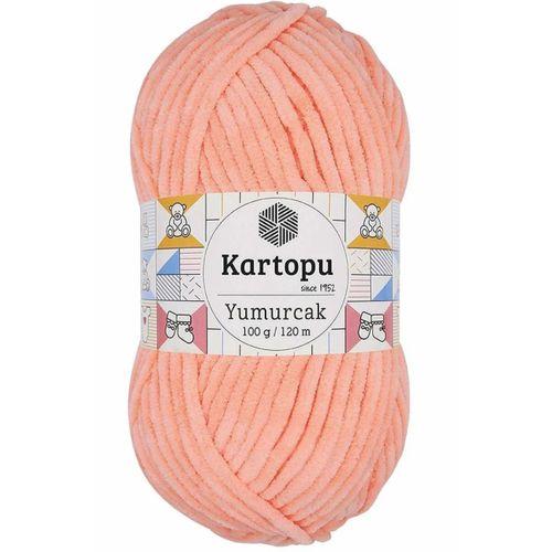 1 Adet Yumurcak Kadife El Örgü İpi Somon K218