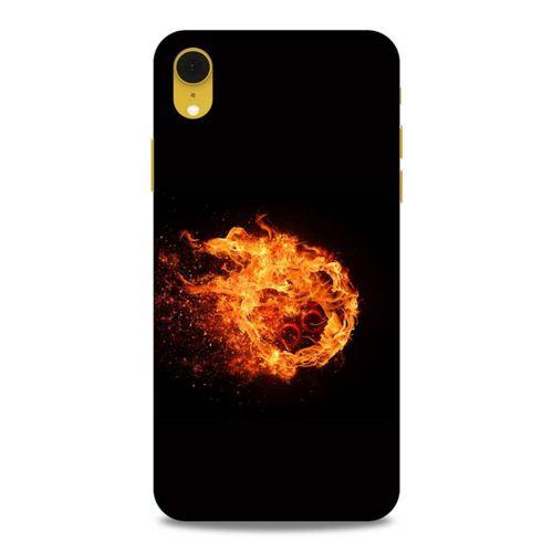 Lopard Apple iPhone XR Uyumlu Kılıf FireX (29) Arka Koruma Kılıfı Ateş Topu