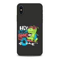 Animax Kaykaylı Dinozor Apple iPhone XS Kılıf Desenli Silikon