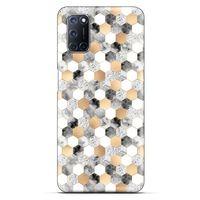 Mermer Desenli (50) Tema Shockproof Kılıf Koyu Gri Alcatel 3x 2020 Kılıf
