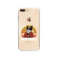 iPhone 8 Plus Need Beach Desenli Premium Şeffaf Silikon Kılıf